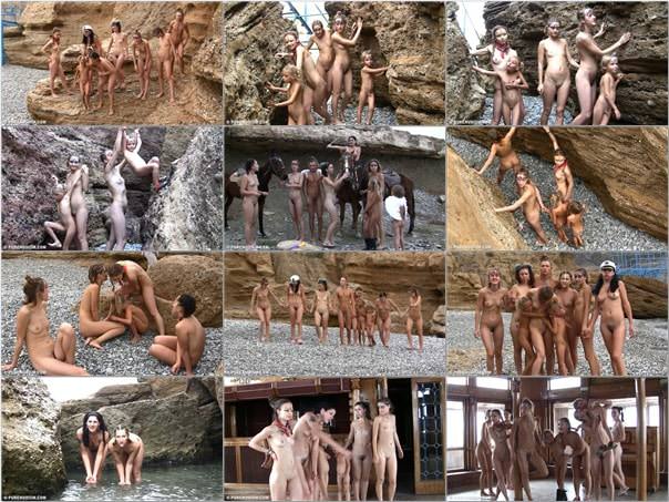 大人と若者のヌーディストビデオ-ロッキーキャニオンキャビン第1巻 [Naturism Archiv]